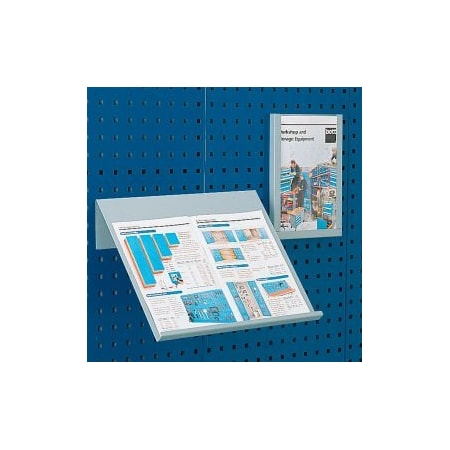 Bott Ltd Bott Toolboard Shelf For Perfo Panels - Angled Document Holder - 18"Wx14"D (Double Letter Size) 14014008.16